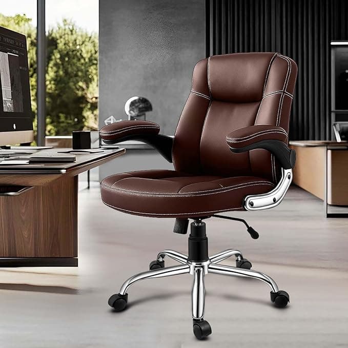 Stratos Premium Leatherette Mid Back Office Chair