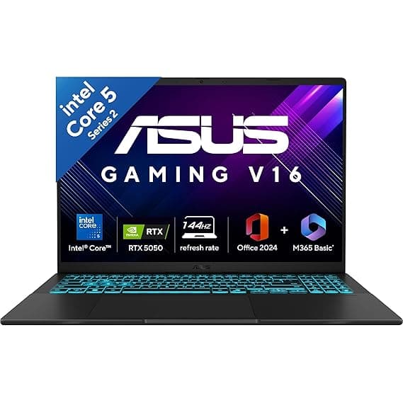 ASUS Gaming V16 (2025) 14th Gen Intel Core 5 210H Gaming Laptop