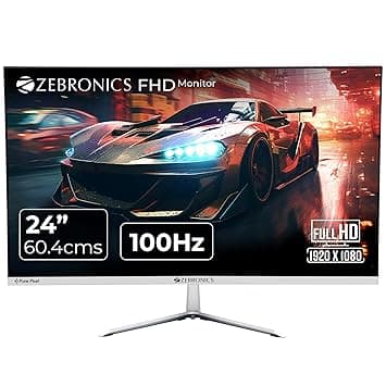 ZEBRONICS A24FHD 24" FHD 100Hz LED Monitor