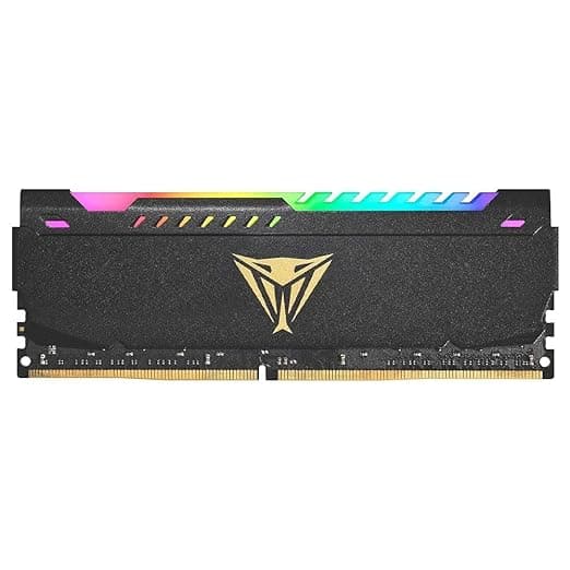 Patriot Memory Viper Steel RGB DDR4 RAM 16GB (1X16GB) 3600MHz CL20 UDIMM Desktop Gaming Memory Module