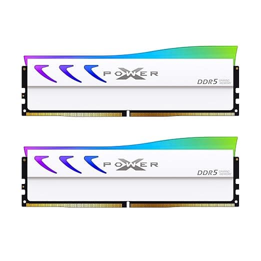 SP Silicon Power XPOWER Storm RGB DDR5 32GB (16GB x 2) 6000MHz CL36 1.35V UDIMM Gaming Desktop RAM