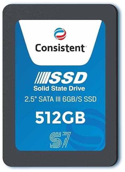 Consistent SSD 512GB 2.5 Inch SATA Internal SSD