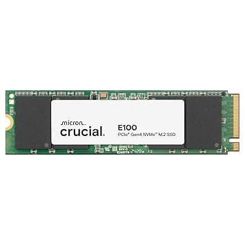 Crucial E100 1TB M.2 NVMe PCIe Gen4 Internal SSD (CT1000E100SSD8)