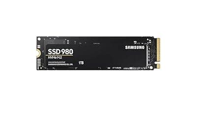 Samsung 980 SSD 1TB PCIe 3.0 NVMe M.2 (2280)