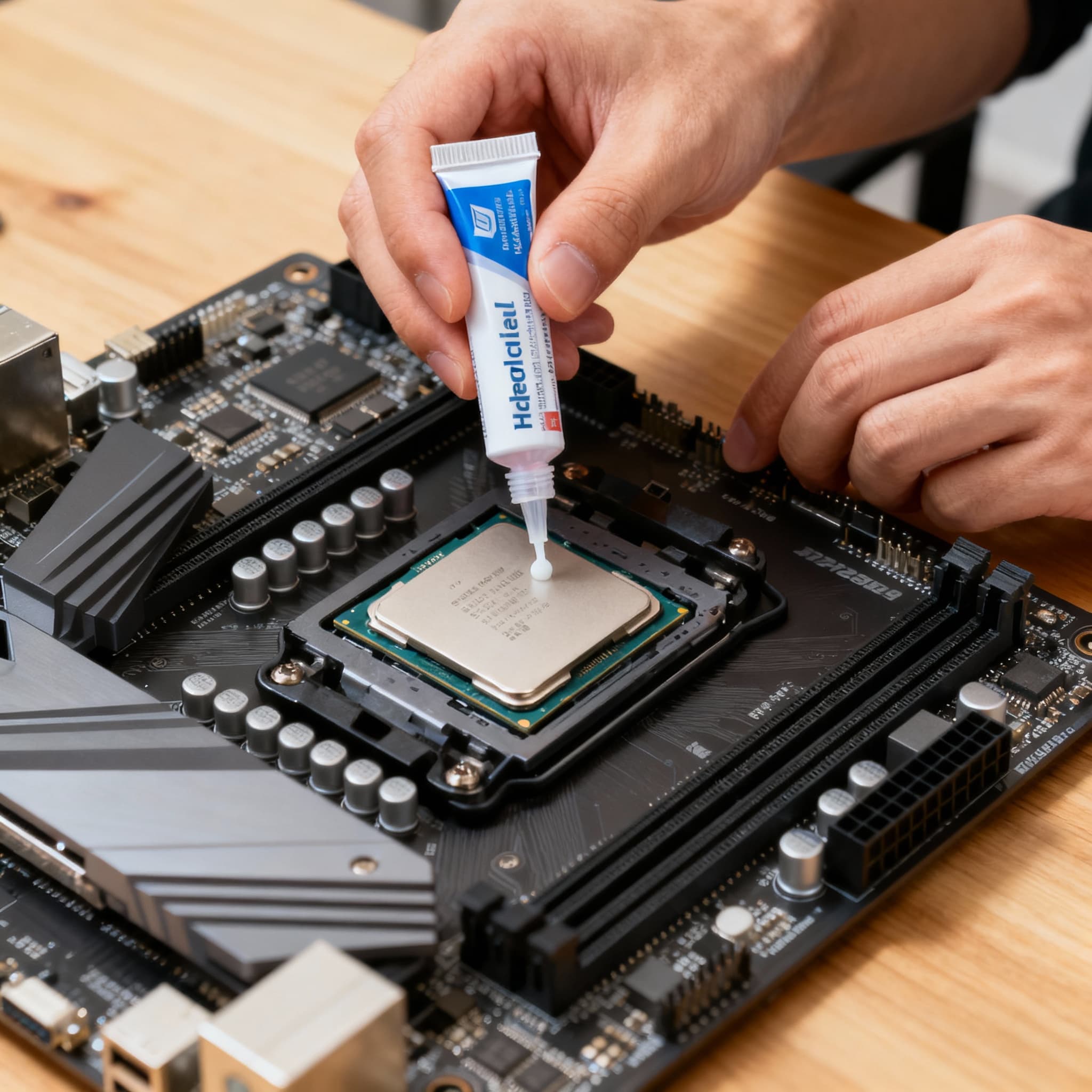 Apply thermal paste correctly (Don’t overdo it!)