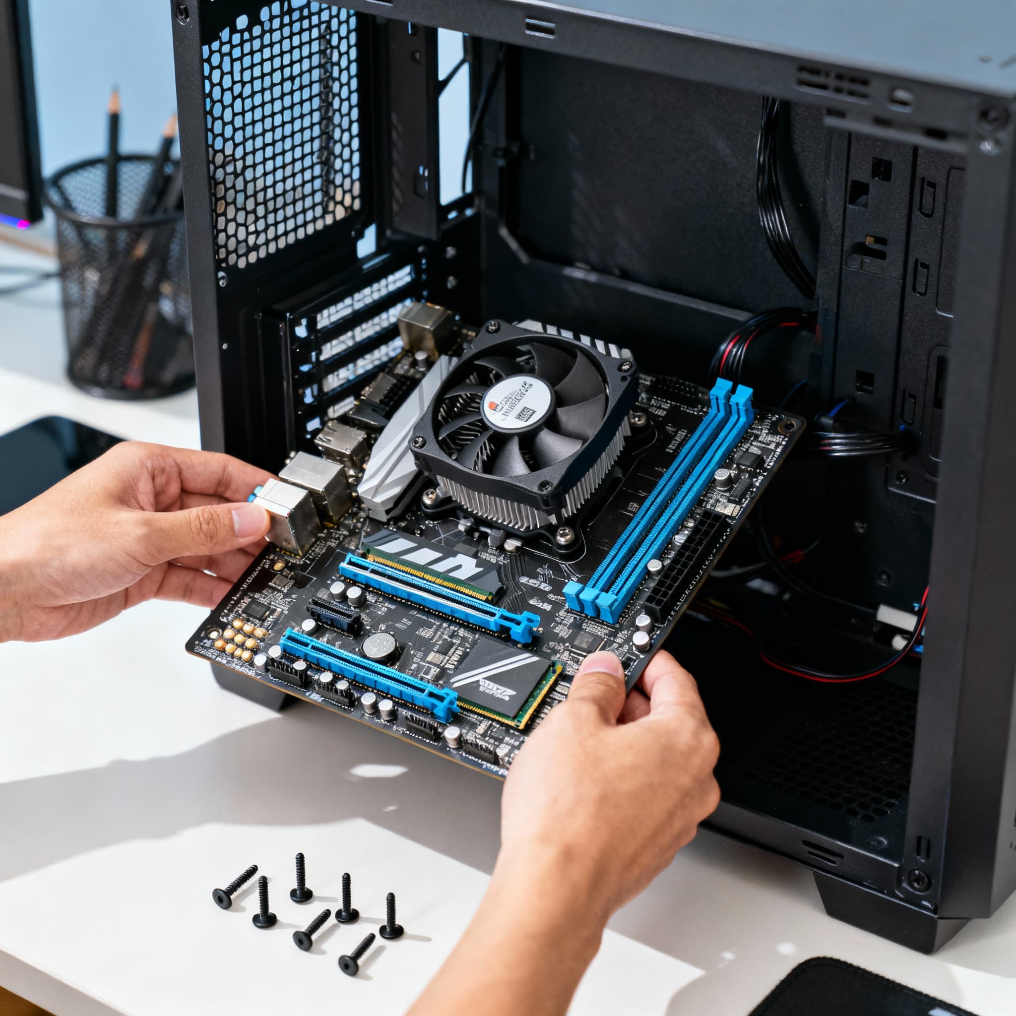Mount the Motherboard in the Case