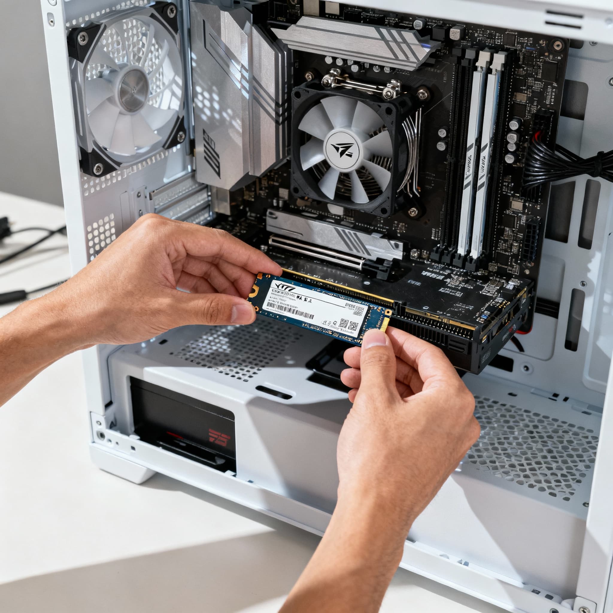 Install Storage Drives (SSD/HDD)