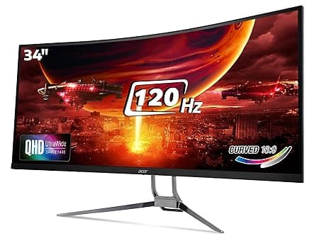 Acer ED343CUR J 34" UWQHD 1000R Curved Monitor