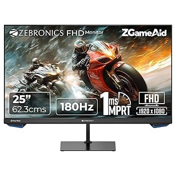 ZEBRONICS N25A 25" FHD 180Hz Gaming Monitor