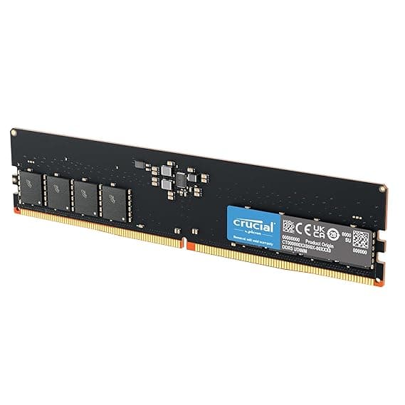 Crucial RAM 16GB DDR5 4800MHz CL40 Desktop Memory