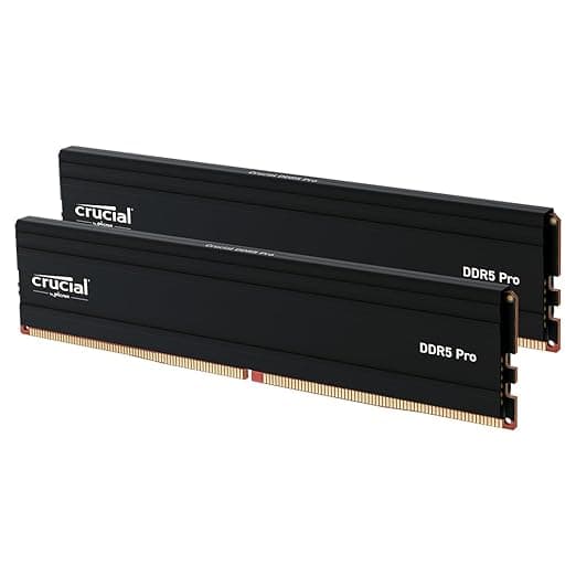Crucial Pro RAM 32GB Kit (2x16GB) DDR5 5600MT/s Desktop Memory