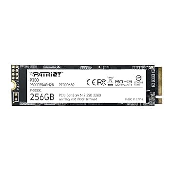 Patriot Memory P300 256GB M.2 NVMe PCIe Gen3x4 SSD (P300P256GM28)