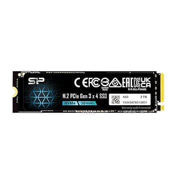Silicon Power P34A60 2TB NVMe PCIe M.2 SSD
